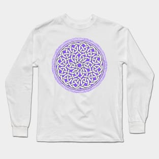 Purple Celtic Knot Long Sleeve T-Shirt